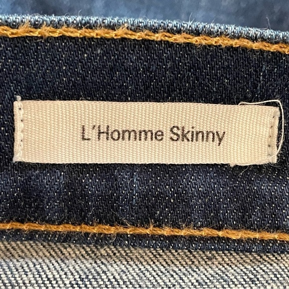 Frame | Blue Sierra Wash L’Homme Skinny Slim Leg Jeans - Picture 7 of 10